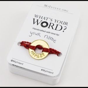 Official MyIntent Bracelet. What’s your WORD?